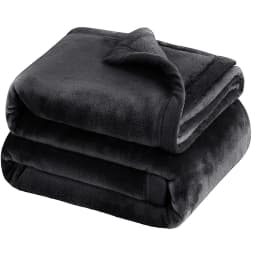 Super Soft Fleece Throw Blanket Lightweight Cozy Plush Warm All-Season Sofa Couch Blanket