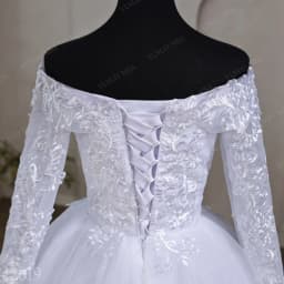 Customized Off Shoulder Plus Size Wedding Dresses 2026 New Luxury Long Sleeve For Bride Dress Wedding Gown Princess Vintage