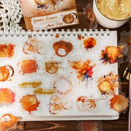 30 pcs Watercolor Trace Pattern PET Sticker Creative Stationery DIY Deco Journal Material Collage hand tent Scrapbook supplies