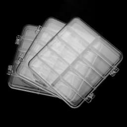 1Pc Multifunctional Clear Plastic Organizer Box with Grids Container Craft Storage for Beads Organizer Art DIY Jewelry