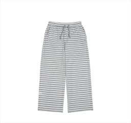 Unique SEI Street Style Korean Lazy Star Embroidery Striped Sweatpants Casual Slimming Sports Long Trousers for Women
