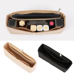 Portable Soft Felt Insert Bag Handbag Insert Bag Women's Travel Bag Insert Liner Brand Purse Organizer Pouch Makeup Organizers