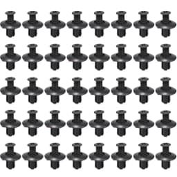 8mm Plastic Rivets Fasteners Screw Car Bumper Fender Black Rivet Car Fastener Clips for Toyota Focus Kia Nissan Yamaha
