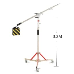 2/3M Universal Telescopic Crossbar Heacy Duty Background Support System Adjust Stand Photography Photo Studio Boom Super Racks