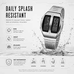 Futuristic Space Capsule Design BGL Ideas Retro Electronic Gift Watches Stopwatch Backlight Day Month Digital Wristwatch BenlyDe
