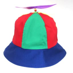 New Custom Logo Parent Child Cotton Helicopter Propeller Bucket Cap Outdoor Unisex Color Matching Sun Protection Fisherman Hat
