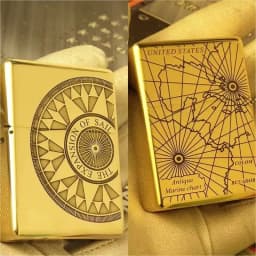 ZORRO 912 912S Retro High End Heavy Armor Brass Titanium Windproof Kerosene Lighter 3/5 Hinge Metal Gasoline Lighter Men's Gift