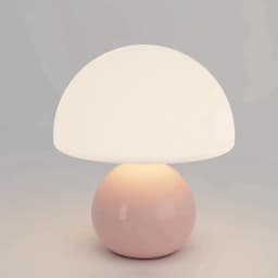 Mushroom Small Table Lamp Cream Roller Molded Ceramic Atmosphere Lamp Eye Protection LED Lamp Bedroom Headboard Decoration Light