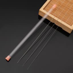 1-7Pcs 0.3-0.9mm Stainless Steel Beading Needles Easy Thread String Cord Test Tube Packaging Pins For DIY Jewelry Making Tools