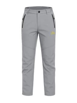 MAGCOMSEN Women's Ski Pants Winter Fleece Lined Waterproof Warm Snow Trekking Hiking Pants Outdoor Trousers Female