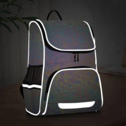 New Schoolbag Children Backpack Girl Primary Rainbow leopard tie-dye reflective stripe Book Bag Multi Pockets Japanese Backpacks