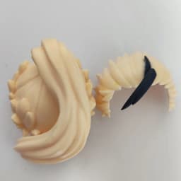 Ob11 GSC DOLL Clay white model hair doll accessories