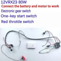 1set DIY Wire Switch Receiver RC Kit With 2.4G Remote Control Baby Electric Car Controller For Kids Electric Car Modified