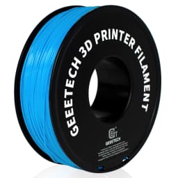 Geeetech ABS+ 3D Filament 1.75mm 1KG Plastic, 3D Printer Material, Tangle-Free, Non-Toxic, Vacuum Packaging White Redk BLue