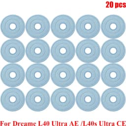 Accessories For Dreame L40 Ultra AE/ Dreame L40s Ultra CE/ Dreame D20 Ultra Cleaner Main Side Brush Fish Scale Microfiber Cloth