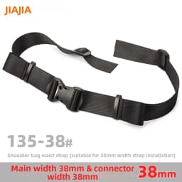 JiJi Hiking Backpack Belt Buckle Load Reduction Mountain Climbing Bag Waist Fixed Strap Ergonomic Design Lightweight Waist Clip