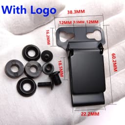 1Piece Universal Stainless Steel UT Clips Knife Sheath Back Clip K Sheath Waist Clip Accessories Scabbard Carrying Holster Clip