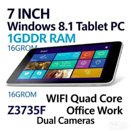 7 INCH Windows 8.1 Tablet PC System 1GDDR RAM 16GROM Z3735F WIFI Quad Core Office Work WIFI Dual Cameras