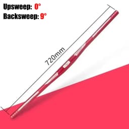 MTB Handlebar Aluminum Alloy Bicycle Handlebar for Road Mountain Bike Handlebar 31.8mm*650/720/780mm Steering Wheel for Bicycle