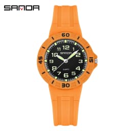 SANDA 6386 Student Quartz Watch 50m Waterproof Luminous Durable Sports Watch for Men and Women Simple and Elegant