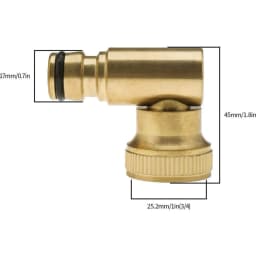 Hose Reel Swivel Elbow Quick Connector For Hoselock Plug 3/4in BSP Female Outdoor Garden hose faucet adapter