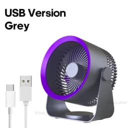 Multifunctional Electric Fan Circulator 4000mAh Wireless/USB Portable Home Quiet Ventilator Desktop Wall Ceiling Fan Air Cooler