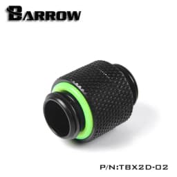 Barrow G1/4 Rotary Fitting Double Outer Teeth Connector Adapter For Water Cooling System TBX2D-02