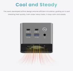 Topton 4x2.5G LAN Firewall Mini PC M1 AMD Ryzen 3 5425U 8GB LPDDR4 4266MHz Pocket Mini Computer Proxmox pfSense OPNsense Server