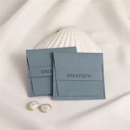 50pcs Personalized Custom Logo Jewelry Packaging Bags, Soft Microfiber Pouches for Bracelet Necklace Ring Wholesale