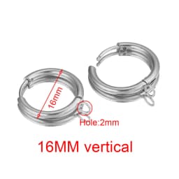 10pcs Stainless Steel Gold Earring Hooks earrings making with Loop Round Ear Post with Open Jump Ring for DIY Jewelry Components