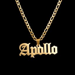 Atoztide 2022 New Personalized  NK Thick Chain Rope Names  Nameplate Bold Jewelry Stainless Steel Custom Letter Necklace