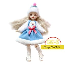 Cute GG Series Pretty Personalized Clothes for 30 cm 1/6 Bjd Byte Doll DIY Dress Up Clothing Skirt Casual Suit Socks Accessories