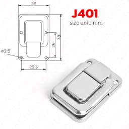NAIERDI 6PCS Mild Steel Hasp Cabinet Boxes Spring Loaded Latch Catch Toggle Hasp For Sliding Door Window Hardware Tool Box Lock