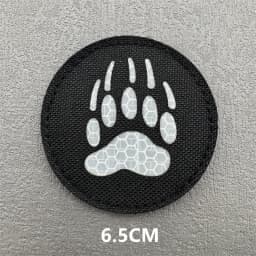 3D Tactical Patches IR Reflective Badge on Backpack Vest Clothing DIY Morale Tactical Badges Hook&Loop Laser Cut Supplies
