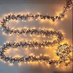 30M 2000 LED Christmas Tree Lights Outdoor Cluster Lights Christmas Firecracker String Lights Waterproof Twinkle Fairy Light
