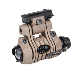 Wadsn Mini Helmet Lamp White Light LED Flashlight Fit FAST HELMET Outdoor Tactical signal Optical hunting equipment Nylon Clamp