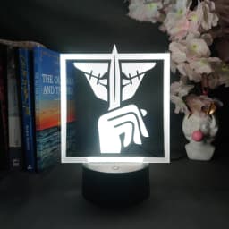 Rainbow Six: Siege Game Lamp Skull Rain Action Defender Operator Cavilla Skill Quiet Logo 3D Acrylic Nightlight Caveira Decor