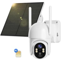4G LTE Cellular Solar Surveillance Camouflage Security Camera – 2K HD Video 360° View,No WiFi, Remote APP Controlled,Waterproof,MotionActivated, NightVision, 4G Data Card Included