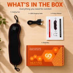 Red Light Heated Nose Wrap Rechargeable Nose Warmer 3 Heat Levels Adjustable Ear Loops Soft Plush Lining Cold Weather Comfort