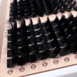 300D-60DLash Clusters With Spikes & Bottom Lashes Fluffy Volume Manga Natural Spiky Cluster Manga Lash D Curl Individual Lashes