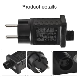1pc Transformer String Lights 9W 31V LED Waterproof IP44 Timer Power Supply Power Adapter Lighting Replacement Parts