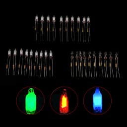 10Pcs/set High Quality Neon Light Bulbs 4*10mm 5*13mm Main Power Indicator With Resistance 220V Lighting Accessories F4 F5