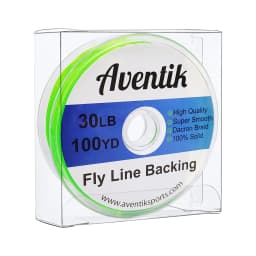 Aventik Fly Backing Line 100YD 91M Dacron Braided 20LB 30LB Strong Fly Fishing Line for Trout Salmon