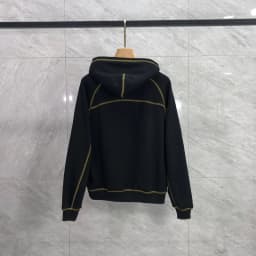 Devil Island Three Year Anniversary Limited Edition Embroidered Yellow Logo Hooded Fleece Sweatshirt Set Youth Long Sleeve