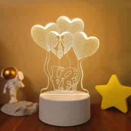 3D LED Lamp Creative 3D LED Night Lights Novelty Illusion Night Lamp 3D Illusion Table Lamp For Home Christmas Decorative Light