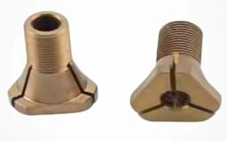 clip Collet chuck 2.35mm 3mm 3.175mm 90 Degree elbow polishing motor accessory carbon brush