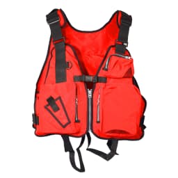 Fishing Vest Life Jacket With Fixing Strap Adjustable Vest with Whistle Mesh Breathable Multiple pockets Buoyancy Suit Outdoor