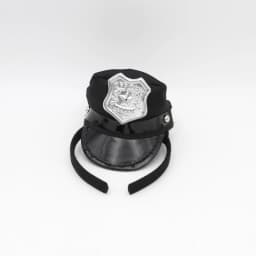 Mini Police Officer Sailor Navy Airman Pilot Hat for Pet Cat Dog Headdress
