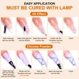 10ml 3D Nail Art Gel - DIY Designs,Waterproof Sculpting gel,Waterproof Nail Art Design Gel for Intricate Carvings & Shapes