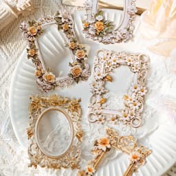 JIANQI 10pcs/pack Cutout Flowers Frame Collage Card Decor Junk Journal DIY Scrapbooking Aesthetic Stationery Craft Paper